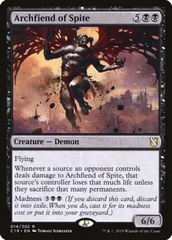 MTG Archfiend of Spite Commander 2019 Regular - Image 1