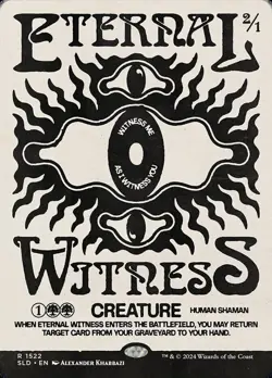 MTG Eternal Witness (1522) Secret Lair Drop Regular - Image 1