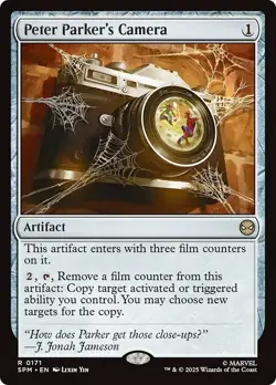PETER PARKER'S CAMERA x1 mtg NM-M Marvel's Spider-Man 1 Rare - Image 1
