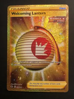 Welcoming Lantern - 230/198 - Pokemon Chilling Reign Sword Shield Secret Rare NM - Image 1