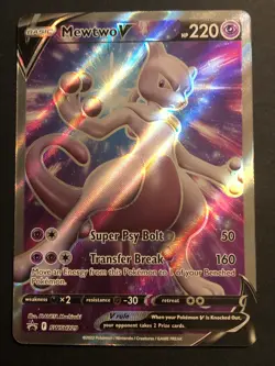 Pokemon TCG - Mewtwo V SWSH229 Black Star Promo Sword & Shield Promos NM - Image 1