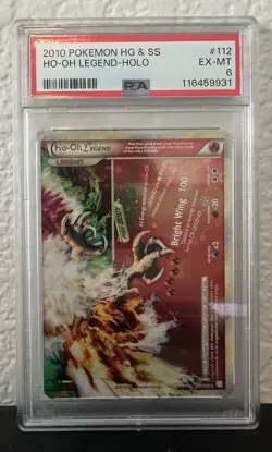 2010 Pokemon HG & SS HO-OH Legend - Holo PSA 6 - Image 1