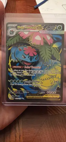 Pokemon TCG Mega Venusaur EX 155/132 ME01: Mega Evolution Ultra Rare MINT FRESH - Image 1