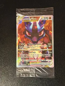 Pokemon Lucario VSTAR #SWSH291 Black Star Promo Sealed Holo Crown Zenith (X1) - Image 1