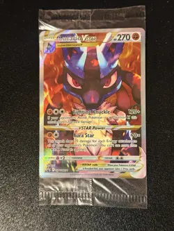 Pokemon Lucario VSTAR #SWSH291 Black Star Promo Sealed Holo Crown Zenith (X1) - Image 5