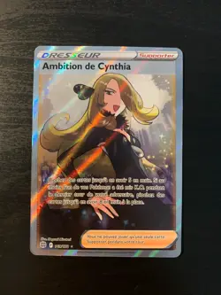 Carte Pokemon : Ambition de Cynthia 169/172 Stars Etincelantes Francaise NEUF - Image 1