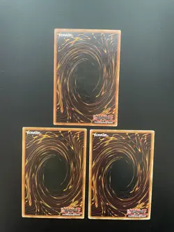 Yugioh Pitch-Dark Dragon MFC-008 Unlimited Edition Common Damaged X3 - Image 2