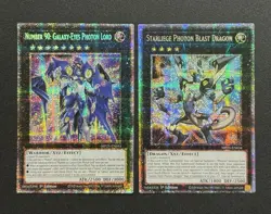 2025 YUGIOH MP25 1ST ED STARLIGHT RARE GALAXY EYES & PHOTON DRAGON NM SET - Image 1