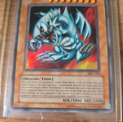 Yu-Gi-Oh! TCG Blue-Eyes Toon Dragon MRL-000 1st print Secret Rare 100% real - Image 5