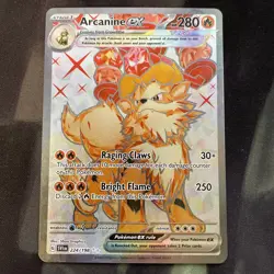 Arcanine ex 224/198 SV01: Scarlet & Violet Base Set Holo Pokemon Card - Image 1