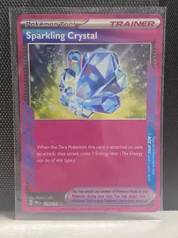 scarlet and violet Prismatic Evolutions Sparkling Crystal Ace Spec Trainer Card. - Image 1