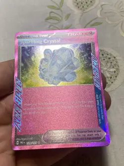 scarlet and violet Prismatic Evolutions Sparkling Crystal Ace Spec Trainer Card. - Image 3