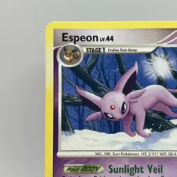 Pokemon TCG Espeon Card 18/100 Majestic Dawn Non-Holo Rare, LP Condition - Image 2