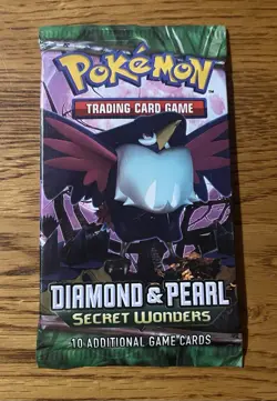 2007 Pokemon Diamond & Pearl Secret Wonders Booster Pack Sealed Collector Cards - Image 1