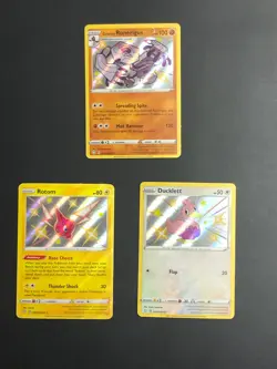 Lot of 3, Pokemon Shining Fates Shiny Vault Cards Rorom, Ducklett... - Image 1