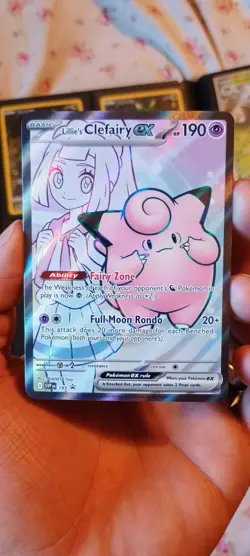 Lillie's Clefairy ex 195 Sv: Scarlet & Violet Promo Cards Holo - Image 1