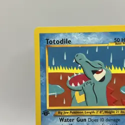 1st Edition Totodile 85/105 LP -Vintage Pokemon Card- Neo Destiny - Image 2