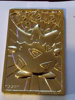 Six 1999 Burger King Pokemon gold cards - Image 1