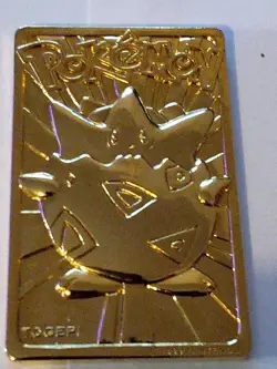 Six 1999 Burger King Pokemon gold cards - Image 2
