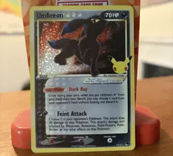 Umbreon Gold Star Holo Celebrations Classic Collection 17/17 Pokemon Card TCG NM - Image 1