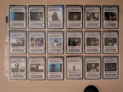 Star Wars CCG Complete Hoth Limited Black Border Set 162 Cards - Image 1