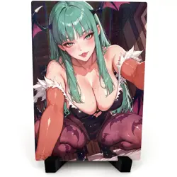 Darkstalkers Morrigan Aensland Sexy Hot Anime Waifu Girl Lewd Goddess Story Card - Image 2