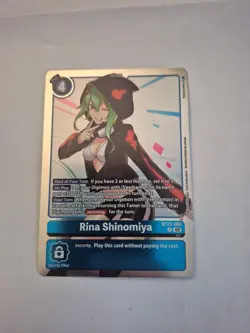 Digimon Card Game Rina Shinomiya BT22-085 R Cyber Eden - Image 1