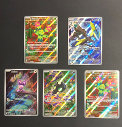 Lot of 5, Pokemon Illustration Rare Cards English Noibat, Maractus... - Image 1