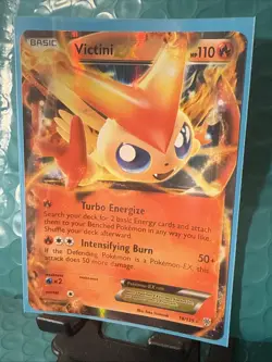 Pokemon TCG Victini EX Holo Ultra Rare Card 18/135 Black White 2012 - Image 1