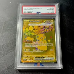 PSA 10 ⚡ Pokemon TCG Pikachu EX Hyper Rare Card 179/131 2025 Prismatic Evo. - Image 2