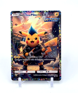 Fan-ART READ DESCRIPTION BELOW PIKACHU Card PIKACHU Pokemon READ Card - Image 1