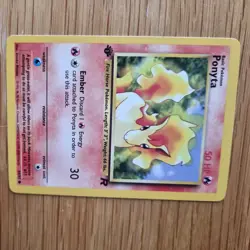 1ST EDITION PONYTA 64/82 POKEMON CARD (TEAM ROCKET SET) - Image 3