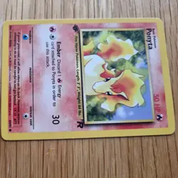 1ST EDITION PONYTA 64/82 POKEMON CARD (TEAM ROCKET SET) - Image 4