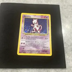 Pokemon TCG Mewtwo Base Set Holo Rare Card 10/102 - Image 3