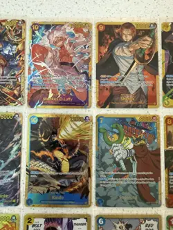 One Piece Card Lot x 12 SEC ALT ART - NM English Luffy Mr.2 Bon Kurei Otama Sabo - Image 4