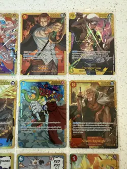 One Piece Card Lot x 12 SEC ALT ART - NM English Luffy Mr.2 Bon Kurei Otama Sabo - Image 5