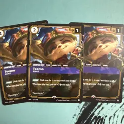 3x Riftbound TCG - Teemo Scout - Promo Card NM English 197/298 League Of Legends - Image 1