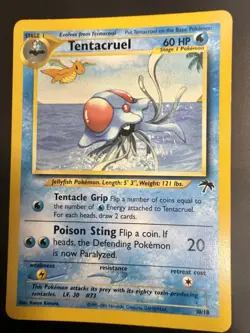 Pokemon Southern Islands Vintage Promo Lot 3 Cards Ivysaur Tentacruel Exeggutor - Image 4