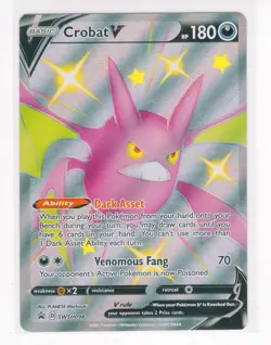 Crobat V SWSH098 Promo Pokemon Card (LB3) - Image 1