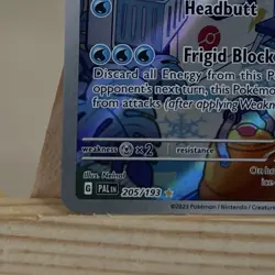 Pokemon TCG Eiscue Scarlet & Violet Paldea Evolved Holo Card 205/193 - Image 5