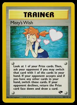 Pokemon Card - Misty's Wish Gym Challenge 108/132 Rare - Image 1
