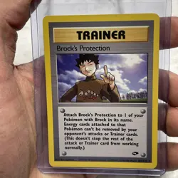 Pokemon Card - Brock's Protection Gym Challenge 101/132 Rare LP+ Vintage WOTC - Image 1