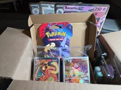 Pokemon Card Lot 90 IR Ex V/VMax/VStar Hits Sleeves Booster - Image 1