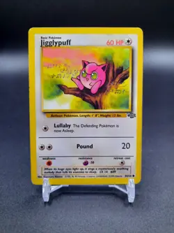 Jigglypuff Jungle 54/64 1st Edition Jungle Card 1999 Vintage LP - Image 1