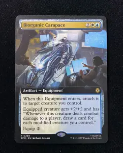 25 Magic The Gathering MTG Marvel EN Borderless R 0269 Biorganic Carapace AK001 - Image 1