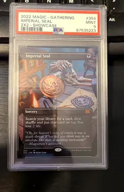 PSA 9 MTG Double Masters 2022 Imperial Seal showcase 2x2 - Image 1