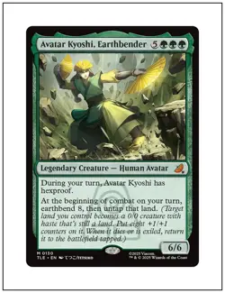 1x Avatar Kyoshi, Earthbender, Avatar Eternal Legal Jumpstart, Magic MTG NM - Image 1
