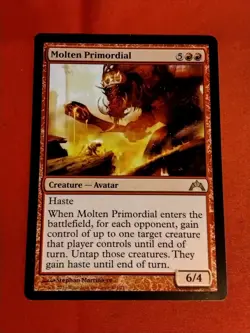MTG - Molten Primordial - Gatecrash 101/249 Regular Rare - Unplayed Mint+ - Image 1