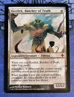 Magic: the Gathering Rise of the Eldrazi Kozilek, Butcher of Truth (NM) - Image 1