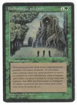 ►Magic-Style◄ MTG - Sylvan Library - French Renaissance FBB - Played - Image 1